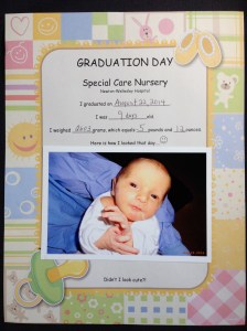 Dermot thought this wasn't his most flattering picture, but who cares -- he passed his tests with flying colors and was ready to go home!