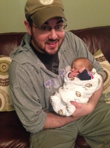 Before the "Aunties" and "Uncles," though, here's Dermot with Uncle Jimmy! (Uncle Jimmy broke his own rules to pose for this picture.)
