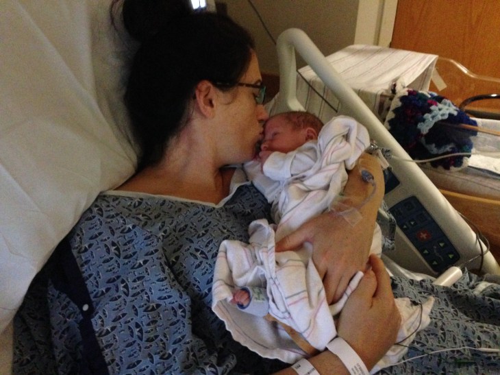 Dermot makes a special visit from the NICU to visit his mommy.