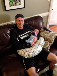 Uncle Tommy stops by to meet his nephew on his way to Merrimack. Once he's walking, Dermot plans to visit his Uncle Tommy to go to some college parties.