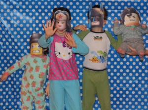 Being tortured at Colin's Lego birthday party.