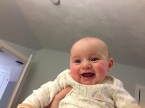 Just to prove he is not always serious!