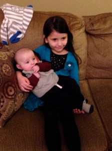 I got to meet my cousin Kiah too!