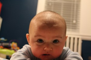Tummy Time... Dr. Wu, Mom and all the books say I have to do it.  I loathe it.