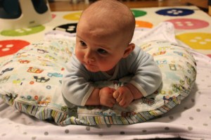 I'll humor Mom and lift my head up.