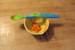 Today's special: mashed sweet potatoes infused with just a hint of milk.